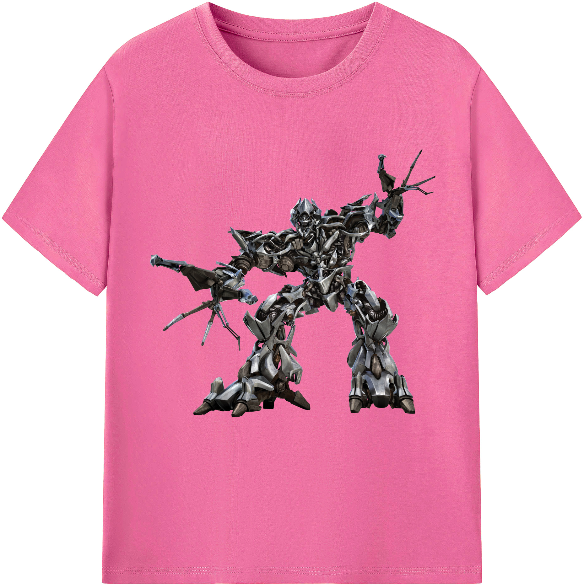 （画像用）  レディースカジュアルプリントTシャツ（綿100％）